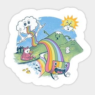 Rainbow Pasta Sticker